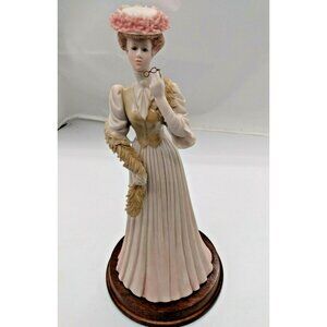 Vintage Arnart Pucci Porcelain Victorian Fashion Lady Figurine 9 3/4"